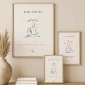celestial collection, mindfulness decor, zen aura print
