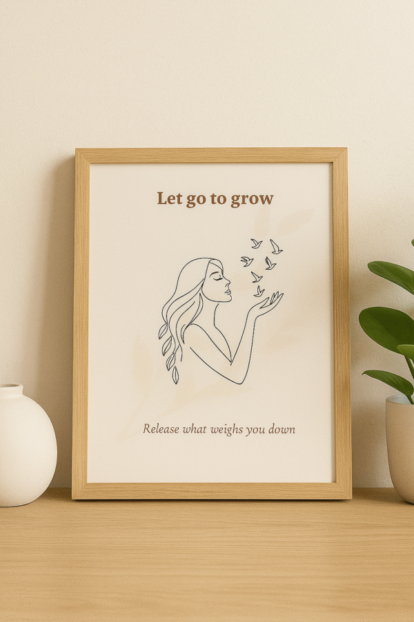 affirmation wall art, affirmation wall art printable, zen aura print