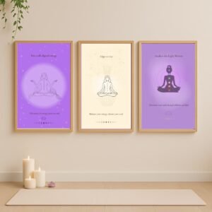 chakra elevation, mindfulness decor, zen aura print